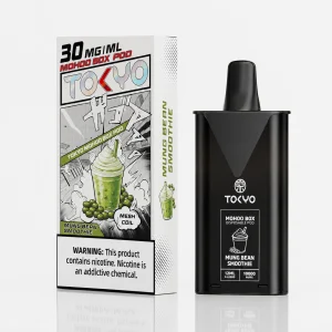 替換式煙彈｜TOKYO MOHOO BOX 東京魔盒｜10000口 12mL 1.0Ω鋼網棉芯 綠豆冰沙
