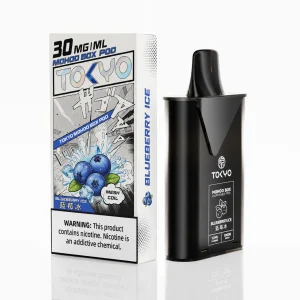 替換式煙彈｜TOKYO MOHOO BOX 東京魔盒｜10000口 12mL 1.0Ω鋼網棉芯 藍莓冰