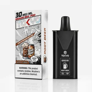 替換式煙彈｜TOKYO MOHOO BOX 東京魔盒｜10000口 12mL 1.0Ω鋼網棉芯 麥根沙士